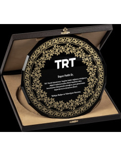 1501 Tabak Kristal Plaket