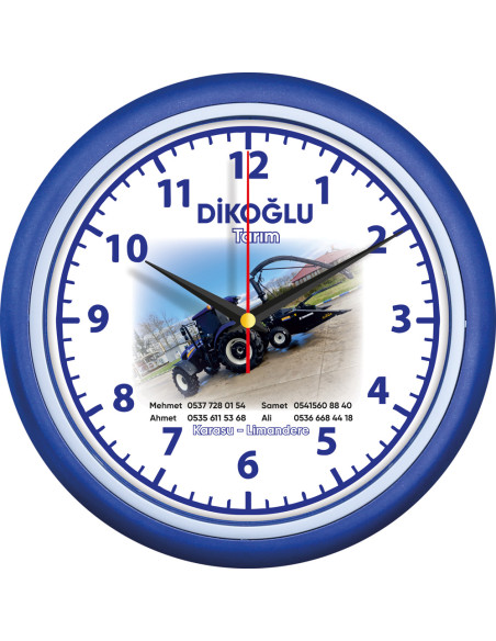 V30-510-L Plastik Duvar Saati